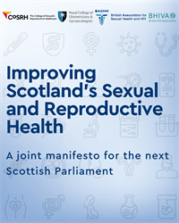 Improving Scotland’s Sexual and Reproductive Healthcare: A joint manifesto for the next Scottish Parliament