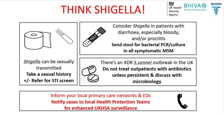 Shigella sonnei outbreak.